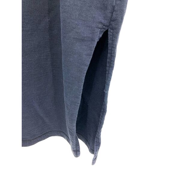 San Francisco Clothing Co Black Sleeveless Midi Dress Side Shell Button Size L - Picture 2 of 8